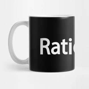 Ratio text design Mug